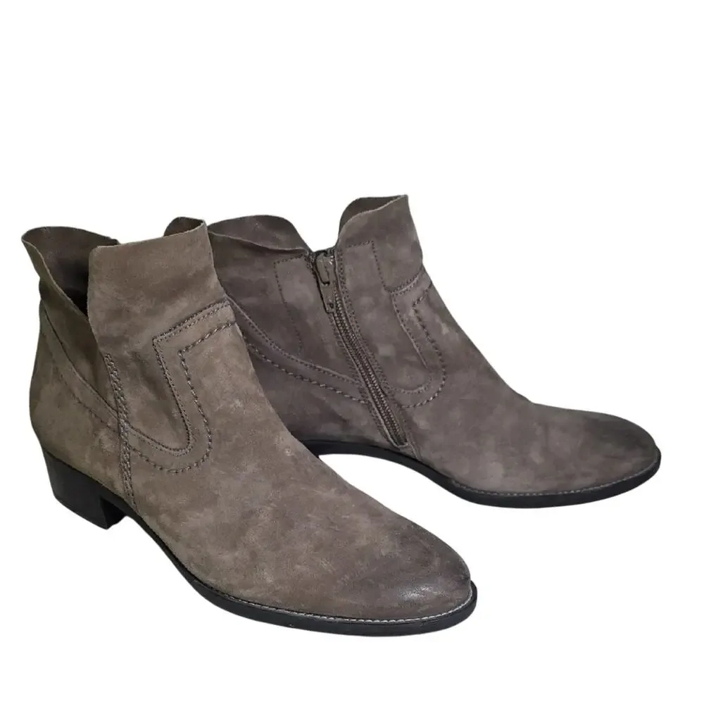 Paul Green Boston Mineral Nubuck Leather Ankle Boots
